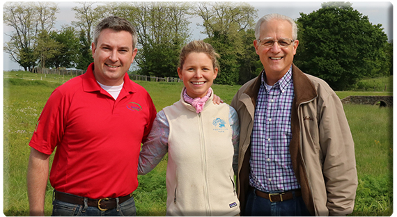 Commissioner Ryan Quarles, Maggie Keith, Senator Ernie Harris
