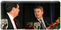 Commissioner Comer and David Beck