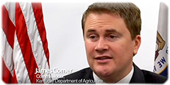 Agriculture Commissioner James Comer