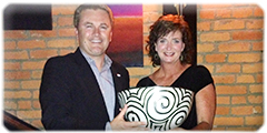 Commissioner Comer and Cynthia Gardner