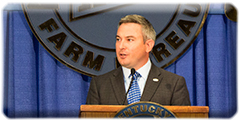 Commissioner Ryan Quarles at the Ham Breakfast