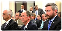 Commissioner Ryan Quarles and Jamie Guffey