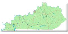 Kentucky map