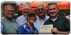 Miss Kentucky Laura Jones and Commissioner Ryan Quarles