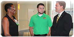 Commissioner Comer, Geraldine Jett, Alex Prado