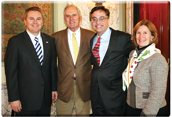 Commissioner James Comer, Gov. Brereton Jones, Andrew McElwaine, First Lady Libby Jones