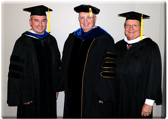 Commissioner Quarles, Provost Boosinger, Commissioner McMillan