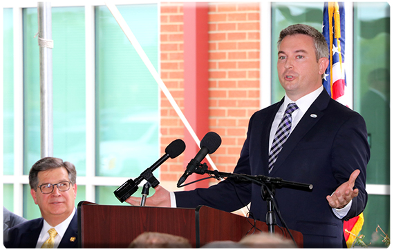 David Beck and Commissioner Ryan Quarles