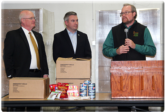 Secretary Bill Landrum, Commissioner Ryan Quarles, and Michael Halligan