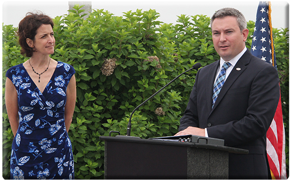 Tamara Sandberg and Commissioner Ryan Quarles