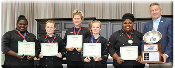 Montgomery County Junior Chef team