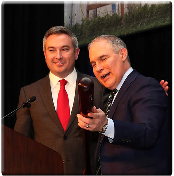 Commissioner Quarles and EPA Administrator Scott Pruitt