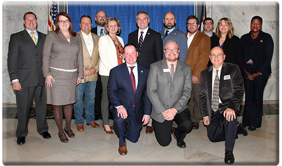 Commissioner Quarles, Kevin Thompson, grant recipients