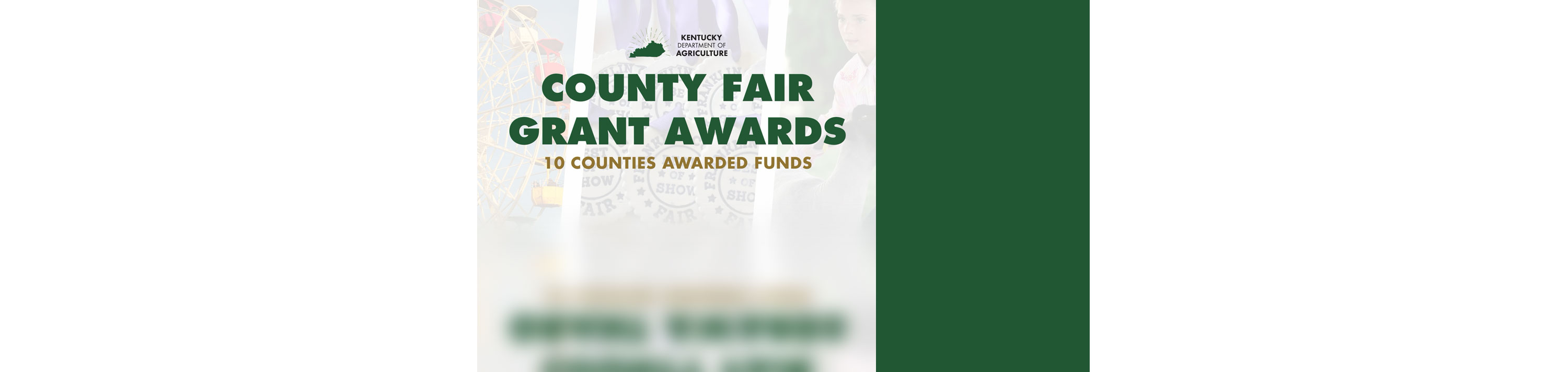 County fair grant