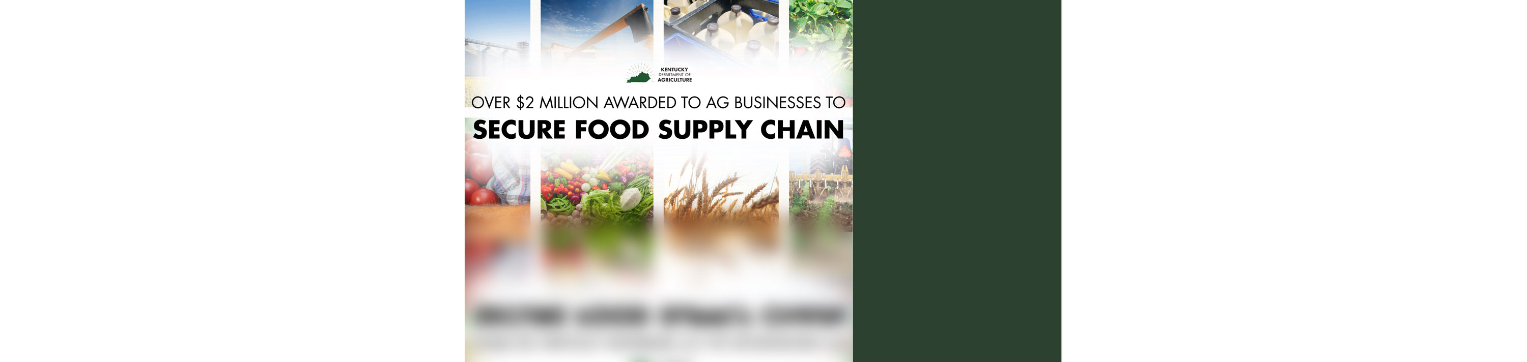 Grants to secure food