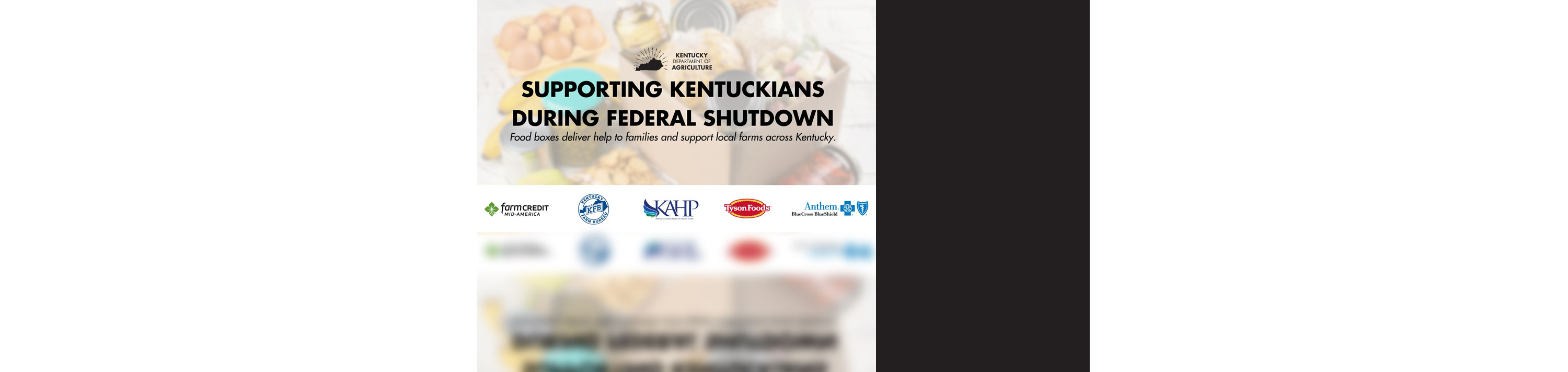 support during federal shutdown