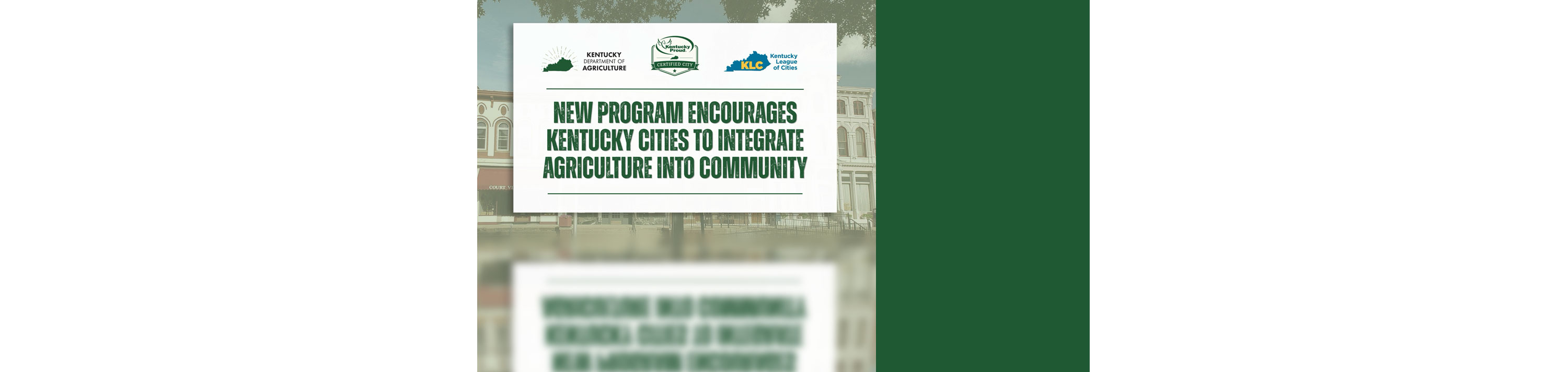 Cities to incorporate AG