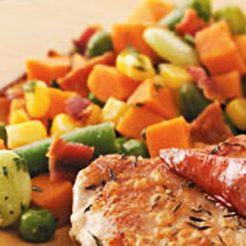Chicken-Bacon Vegetable Medley