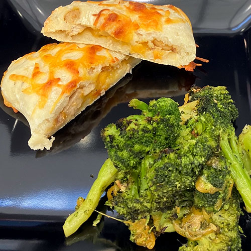 Roasted Broccoli with Bear Paws