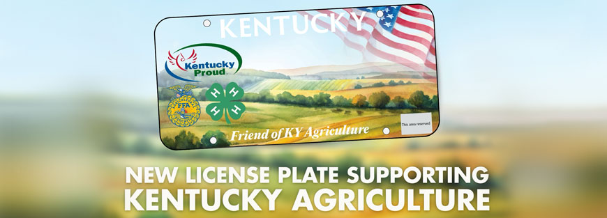 New license plate reflects Kentucky agriculture pride