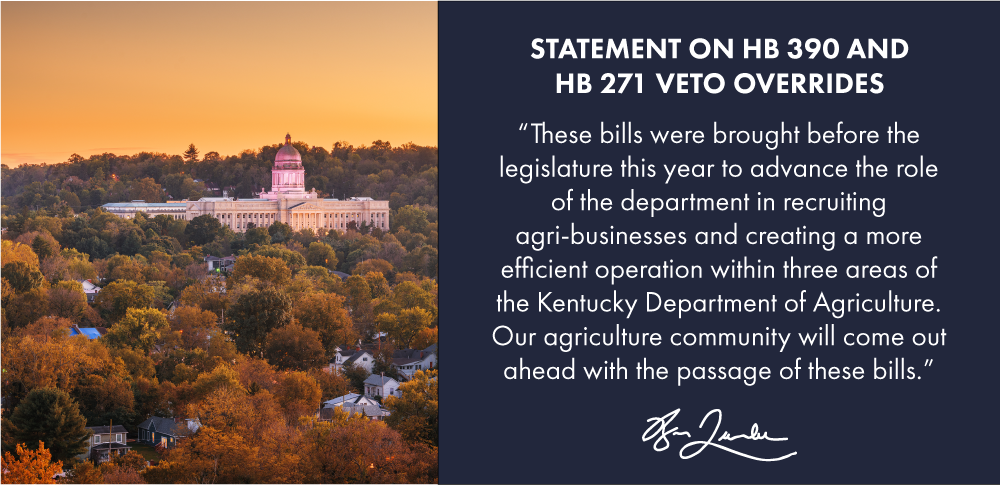 Veto Override Statement
