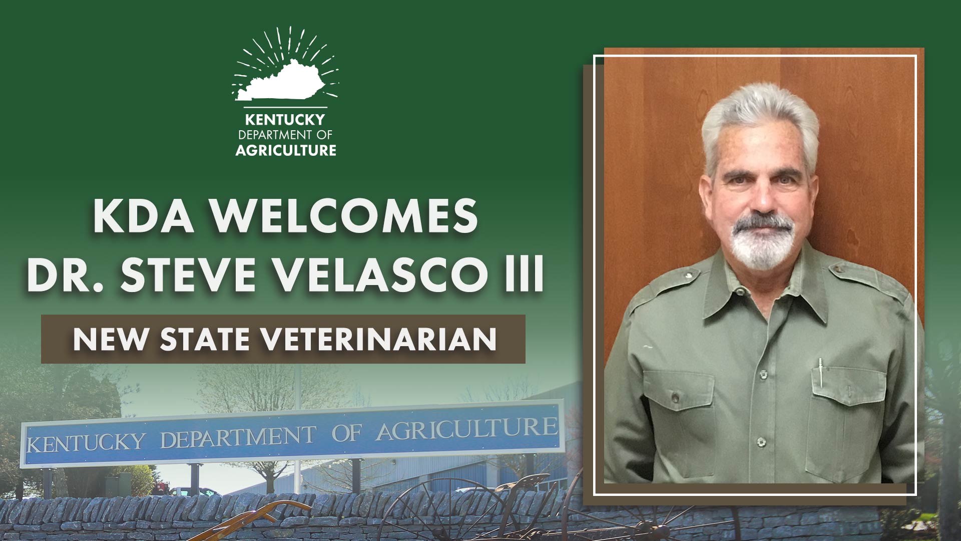 New State Veterinarian