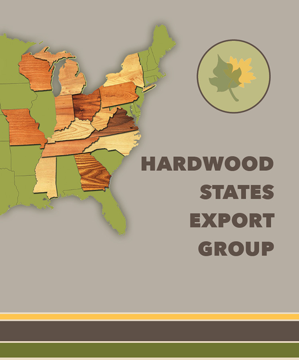 Hardwood States Export Group Logo